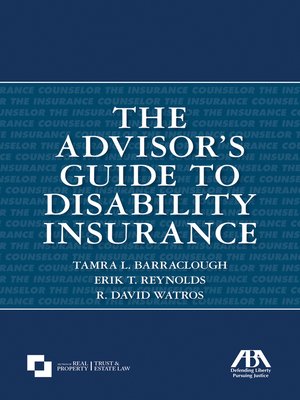 cover image of The Advisor's Guide to Disability Insurance